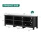 Classic 6 Cubby Modern TV Stand for TVs up to 80" DIY 69" Black Media Entertainment Centre Console Table for Living Room Bedroom